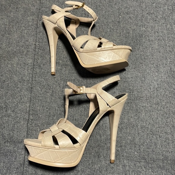 YSL Tribute croc embossed, 38.5 - Picture 5 of 14